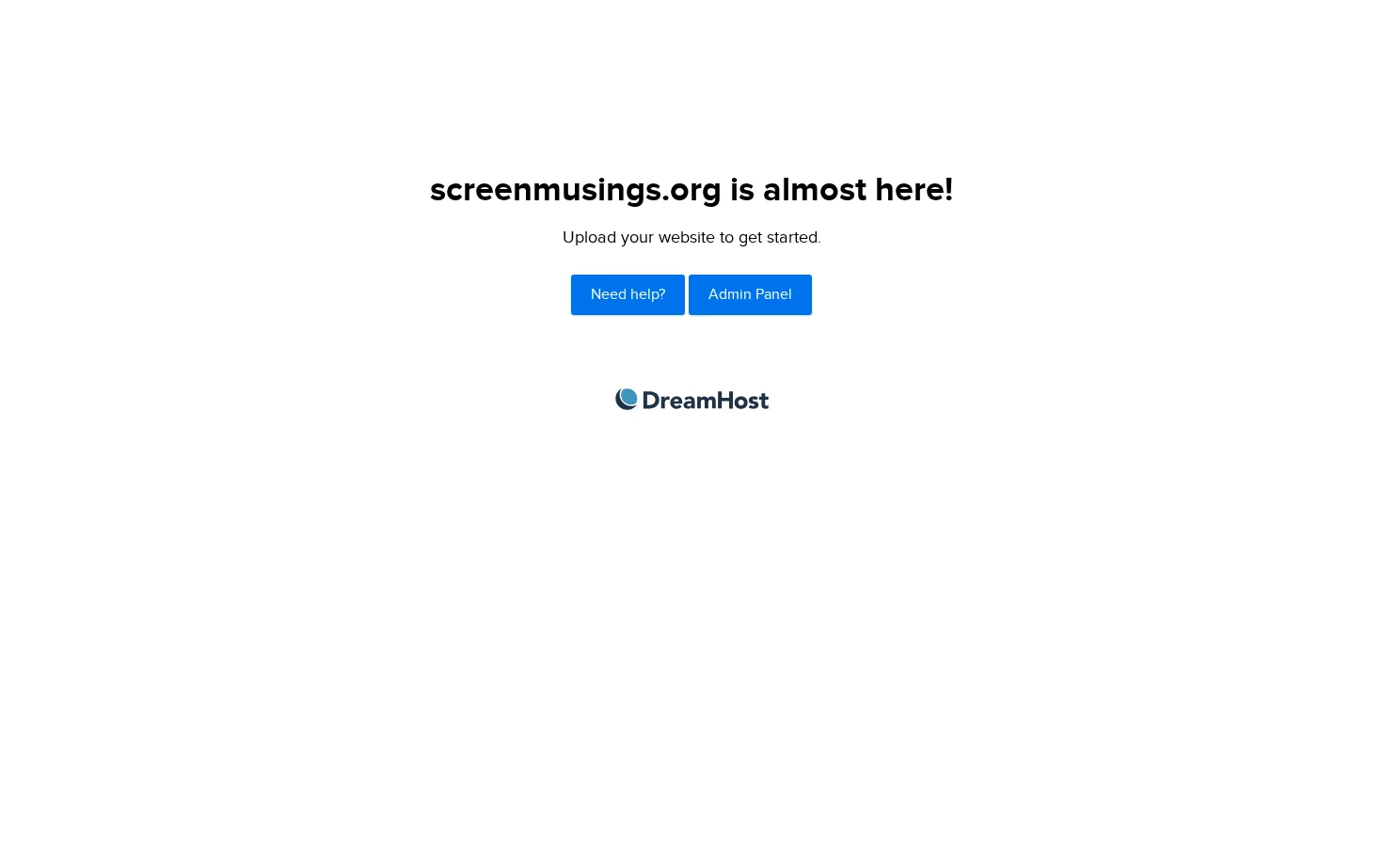 screenmusings.org is Almost Here! 页面快照